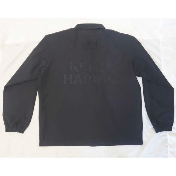 Shoe Palace x Keith Haring Pyramid Coach Mens Lifestyle Black Red Jacket 2XL - Picture 7 of 13